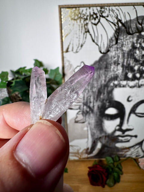 Vera Cruz Amethyst Pendant – Spiritual Alignment & Light Clarity - Crystals & Reiki