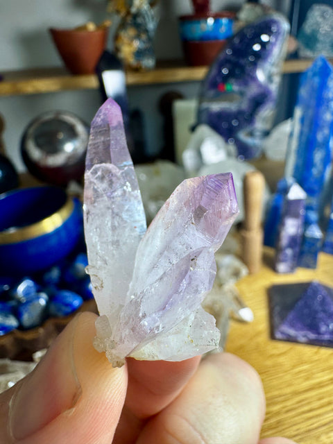 Vera Cruz Amethyst - Piece 3 | Strengthens Psychic Abilities - Crystals & Reiki
