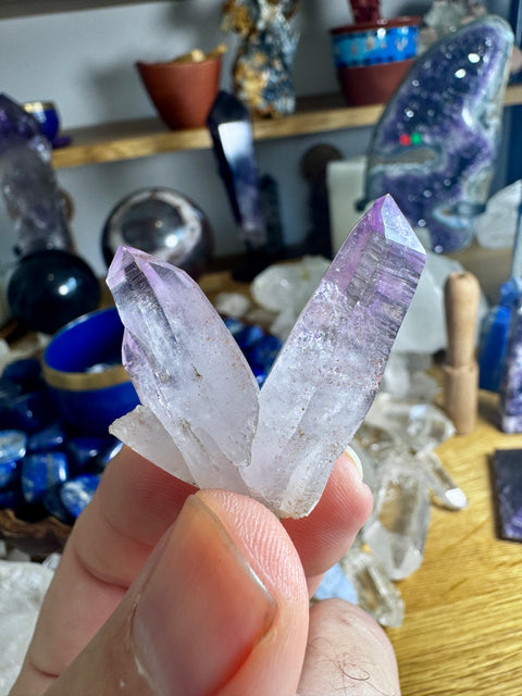 Vera Cruz Amethyst - Piece 3 | Strengthens Psychic Abilities - Crystals & Reiki