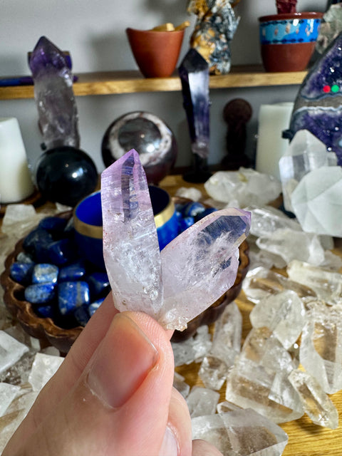 Vera Cruz Amethyst - Piece 3 | Strengthens Psychic Abilities - Crystals & Reiki