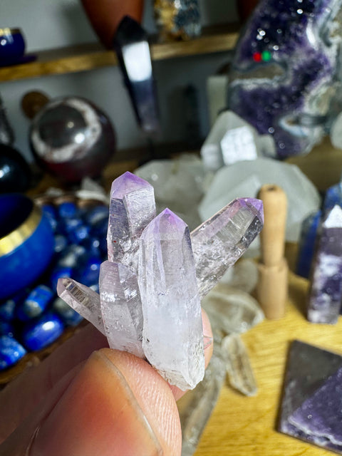 Vera Cruz Amethyst - Piece 7 | Activates Third Eye & Crown - Crystals & Reiki
