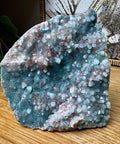 Super Rare Green Druzy Chalcedony with Apophyllite 170g - Crystals & Reiki