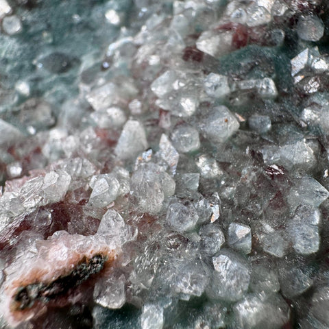 Super Rare Green Druzy Chalcedony with Apophyllite 170g - Crystals & Reiki