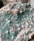 Super Rare Green Druzy Chalcedony with Apophyllite 170g - Crystals & Reiki