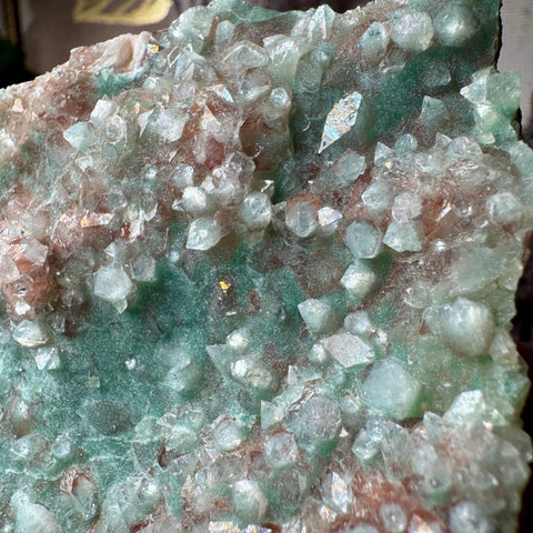 Super Rare Green Druzy Chalcedony with Apophyllite 170g - Crystals & Reiki