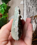 Super Rare Green Druzy Chalcedony with Apophyllite 170g - Crystals & Reiki