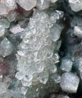 Super Rare Green Druzy Chalcedony with Apophyllite & Calcite 104g - Crystals & Reiki