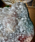 Super Rare Green Druzy Chalcedony with Apophyllite - Crystals & Reiki