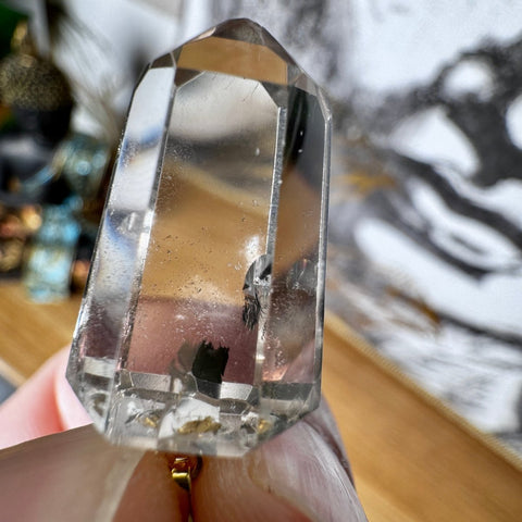 Genuine Citrine Pendant Point with 18 Carat Gold Plated Loop – 6.56g AA Grade - Crystals & Reiki