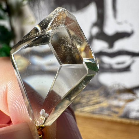 Genuine Faceted Citrine Pendant with 18 Carat Gold Plated Loop 5.79g AA Grade - Crystals & Reiki