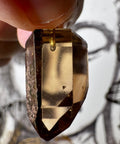 Genuine Honey Citrine Pendant Faceted with 18ct Gold Plated Loop – 7.31g | AA Grade - Crystals & Reiki