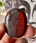 Hematite & Red Jasper (Jaspilite) Pendant One - Crystals & Reiki