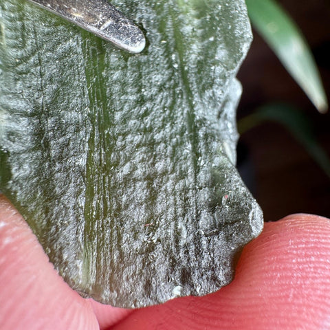 Moldavite Pendant (6.67g) | Sterling Silver Setting | Deep Transformation - Crystals & Reiki