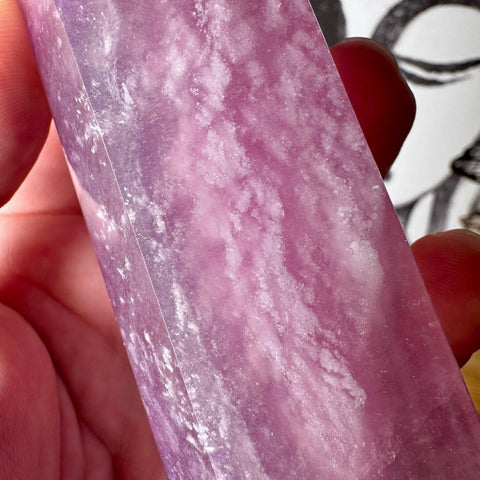 Large Pastel Purple Fluorite Point 618g - Crystals & Reiki
