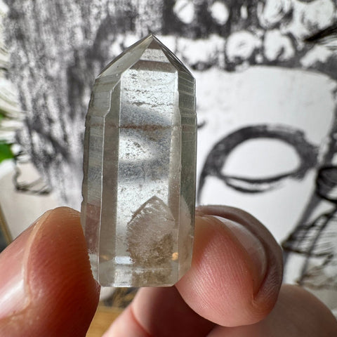 Phantom Lemurian Quartz Point (11.39g) | For Inner Harmony - Crystals & Reiki