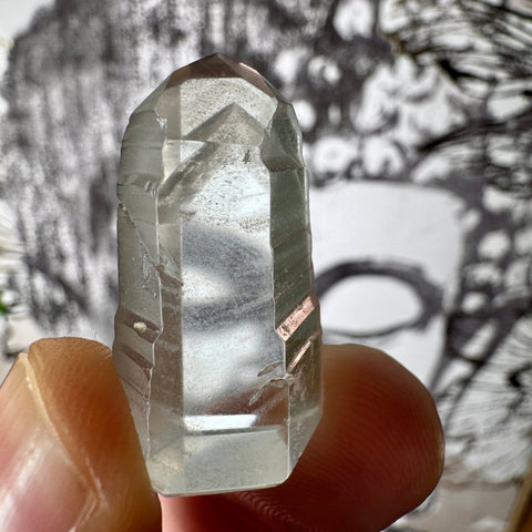 Phantom Lemurian Quartz Point (12.43g) | For Personal Growth - Crystals & Reiki