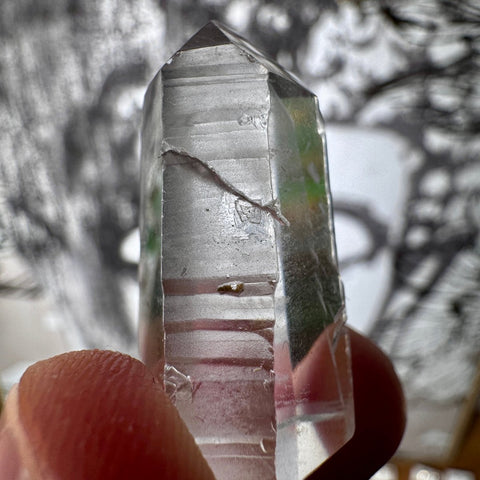 Phantom Lemurian Quartz Point (12.43g) | For Personal Growth - Crystals & Reiki