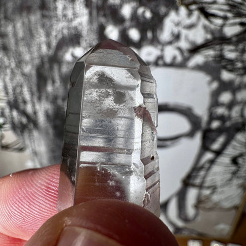 Phantom Lemurian Quartz Point (12.43g) | For Personal Growth - Crystals & Reiki