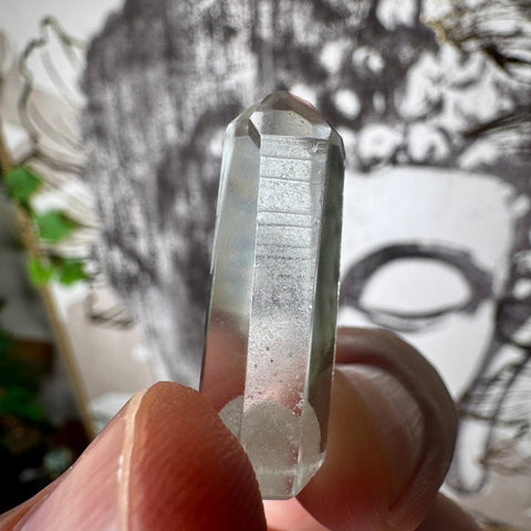 Phantom Lemurian Quartz Point (6.28g) | For Spiritual Enlightenment - Crystals & Reiki