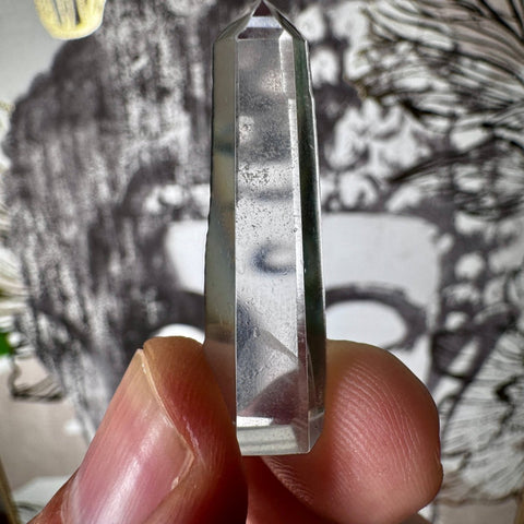 Phantom Lemurian Quartz Point (6.97g) | For Intuitive Flow - Crystals & Reiki