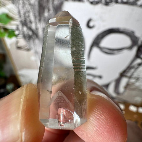 Phantom Lemurian Quartz Point (7.36g) | For Focused Energy - Crystals & Reiki