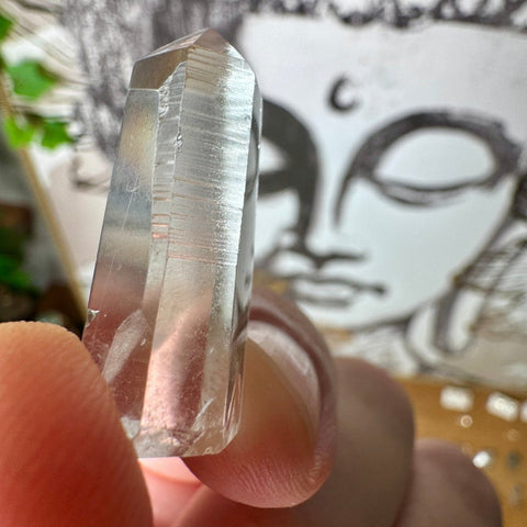 Phantom Lemurian Quartz Point (7.36g) | For Focused Energy - Crystals & Reiki