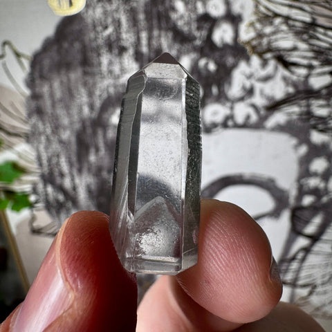 Phantom Lemurian Quartz Point (8.03g) | For Self - Discovery - Crystals & Reiki