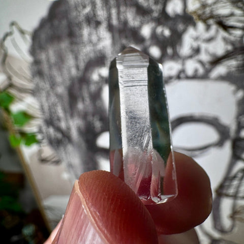 Phantom Lemurian Quartz Point (8.03g) | For Self - Discovery - Crystals & Reiki