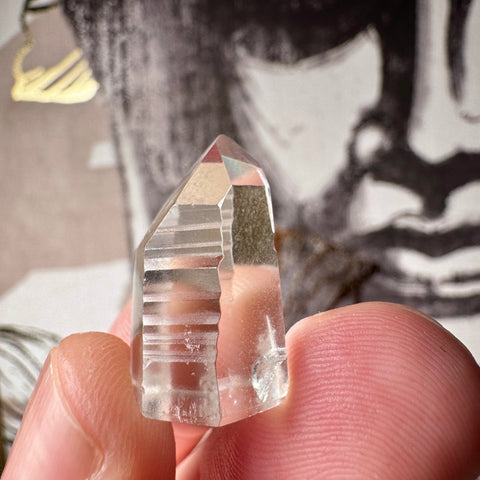 Phantom Lemurian Quartz Point (8.66g) for Spiritual Insight - Crystals & Reiki