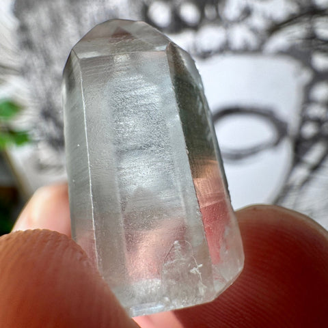 Phantom Lemurian Quartz Point (8.94g) | For Spiritual Alignment - Crystals & Reiki