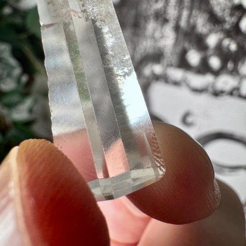 Phantom Lemurian Quartz Point (9.08g) | For Emotional Balance - Crystals & Reiki