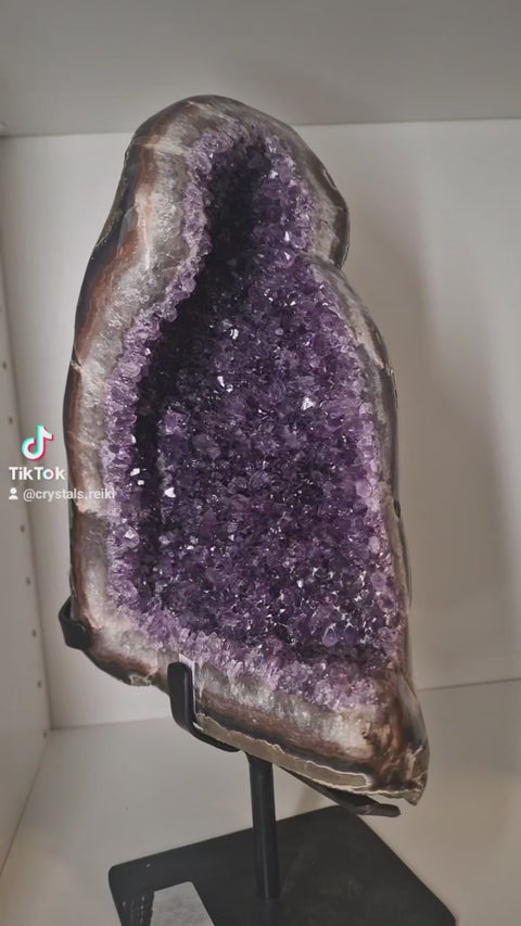 Video of Amethyst Geode with Stand