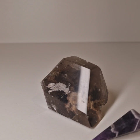 Video of Rutilated Smoky Quartz - Faceted