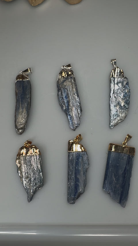 Blue Kyanite Pendants - Harmony and Balance