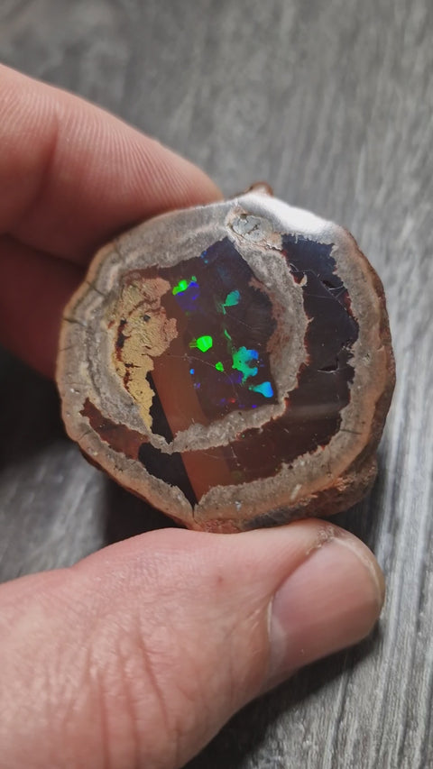 Rare Ethiopian Chocolate Shewa Opal 48g – Natural Healing