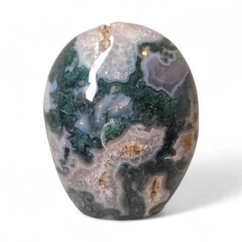 Moss Agate Druzy Freeform - Natural Beauty - Crystals & Reiki