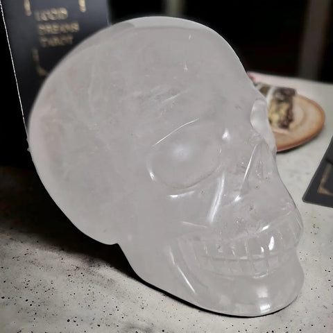 Clear Quartz Skull: Crystal Clarity for Spiritual Balance - Crystals & Reiki